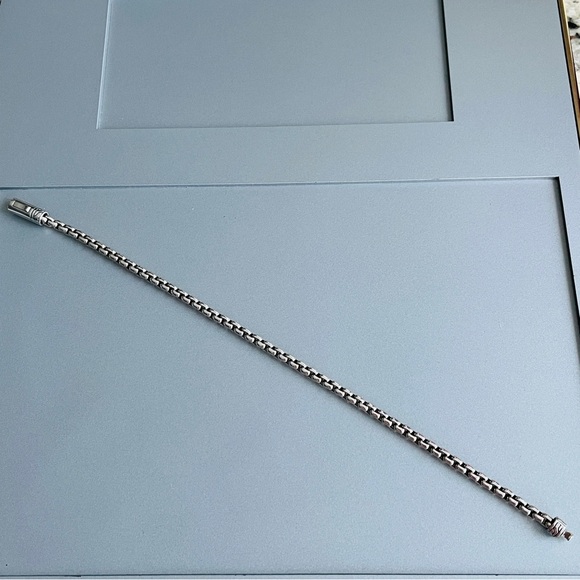 🎉Sold🎉 John Hardy Box Chain Sterling Silver Men’s Bracelet - Picture 5 of 6